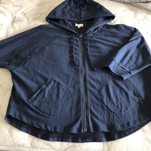 Lucky brand sweatshirt zip front